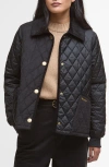 Barbour Marla Cropped Quilted Jacket In Black
