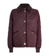 Barbour Marla Quilted Jacket In Burgundy