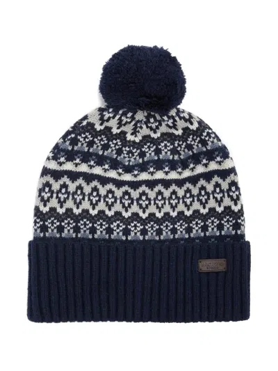 BARBOUR MARLOW FAIR ISLE-KNIT BEANIE