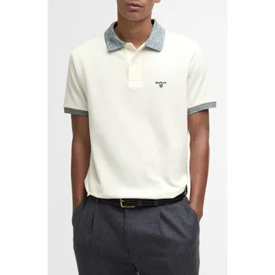 Barbour Marlton Tailored Fit Polo In White