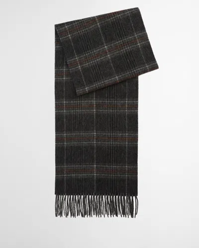 Barbour Marsden Reversible Scarf Accessories In Black