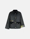 Barbour 'martha' Black Polyester Jacket In Black