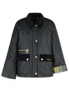 Barbour Martha Diamond Quilted Jacket In Black
