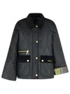 Barbour Martha Diamond Quilted Jacket In Black