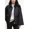 Barbour Martha Diamond Quilted Jacket In Black