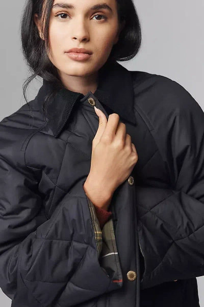 Barbour Martha Quilted Jacket In Black