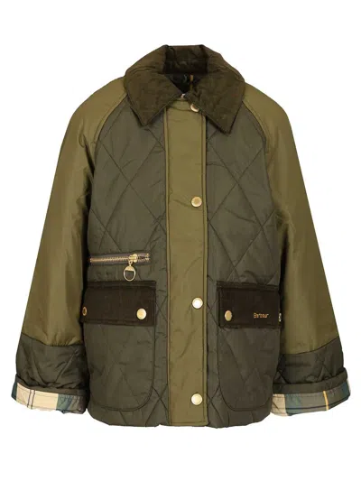Barbour Martha Quilted Jkt Aw25 Quilt Outerwear Jackets Green