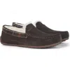 Barbour Men's Martin Suede-blend Slippers In Brown