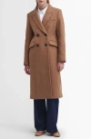 BARBOUR BARBOUR MARYLIN DOUBLE BREASTED WOOL BLEND COAT