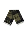 Barbour Maxime Tartan Green Scarf In Green