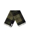 Barbour Maxime Tartan Green Scarf In Green