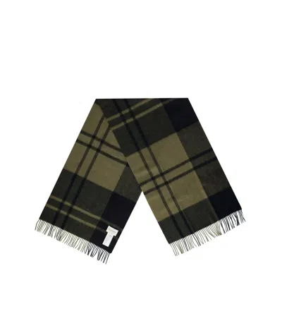 Barbour Maxime Tartan Green Scarf In Multi