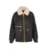 Barbour Womens Archive Olive Maxine Faux-fur-collar Waxed-cotton Jacket In Green