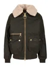 Barbour Maxine Wax Jkt Aw25 Wax Cot Outw Jackets Black In Black