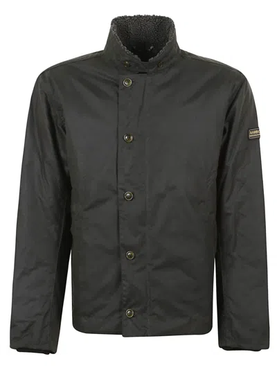 Barbour Mayburn Wax Jacket In Green