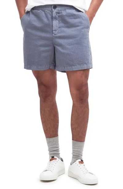 Barbour Melonby Shorts In Dark Chambray
