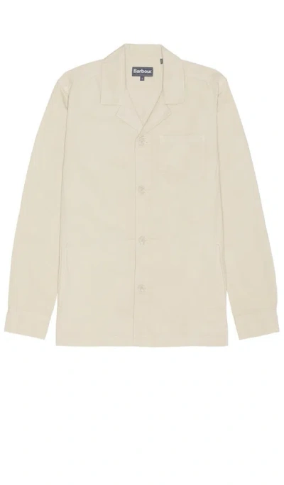 Barbour Melonby Overshirt In Mist