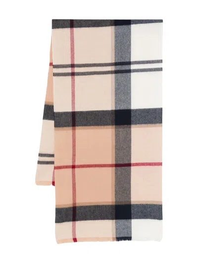 Barbour Men's 100% Lambswool Scarf In Beige
