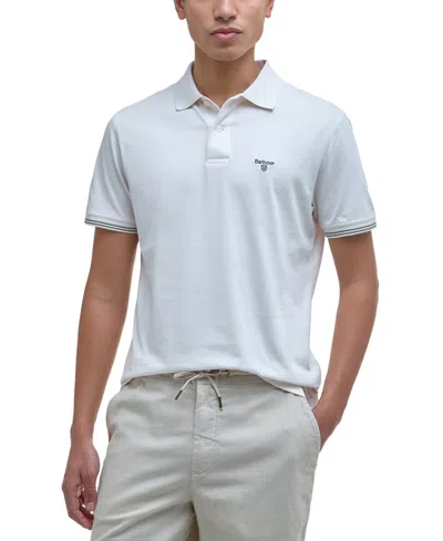 Barbour Men's Austwick Polo Shirt In White
