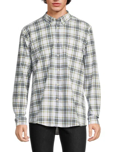 Barbour Men's  Tailored Fit Plaid Shirt In Olive