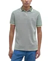 Barbour Barnard Cotton Polo Shirt In Gray