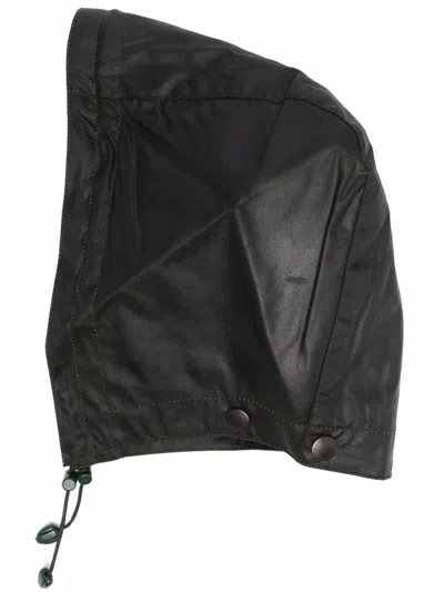 Barbour Men Black Solid Winter Cap In Purple