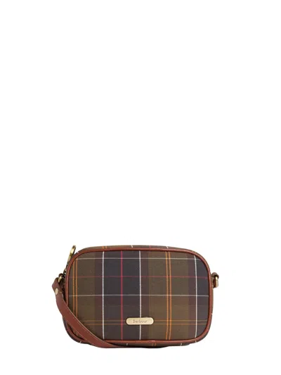 Barbour Men's Bovine Leather Utility Bag In Green