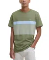 Barbour Braeside Stripe Cotton T-shirt In Green