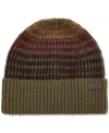 Barbour Men's Branton 2-pc. Stripe Beanie & Scarf Set In Army Green