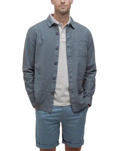 BARBOUR MEN'S CALLERCOVE SEERSUCKER SHIRT JACKET