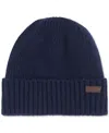 Barbour Men's Carlton Beanie In Blue