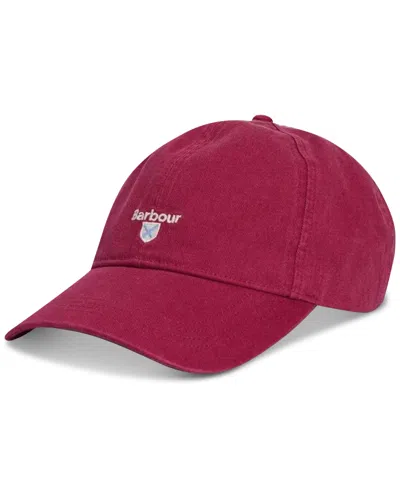 Barbour Men's Cascade Logo Embroidered Sport Cap In Purple