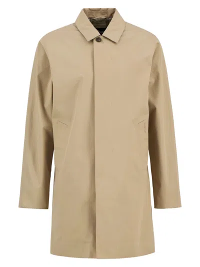 Barbour Men's Classic Mini Coat With Welt Pockets In Beige