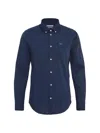 Barbour Men's Cotton-blend Button-down Shirt In Navy