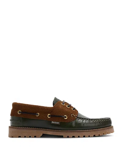 BARBOUR MEN'S DECK BOAT SHOES