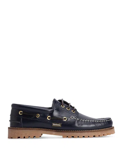Barbour Men's Deck Boat Shoes In Navy