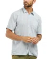 Barbour Deerpark Stripe Short Sleeve Cotton Button-up Shirt