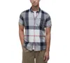 Barbour Doughill Regular Fit Short Sleeve Shirt In Bleached Pine Tartan