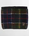 Barbour Men's Field Fleece Classic Tartan Snood Scarf In Multi