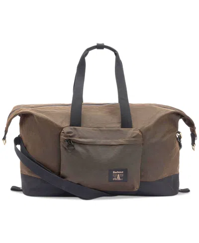 Barbour Men's Field Wax Duffle Bag In Olive,blac