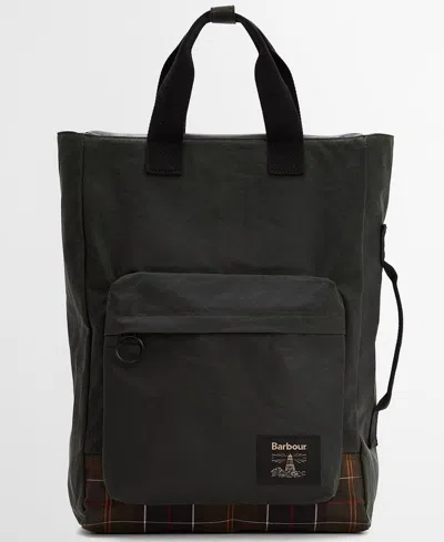 Barbour Men's Field Wax Zipper Large Backpack
