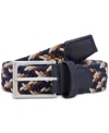 Barbour Men's Ford Multi Stretch Webbing Belt In Blue