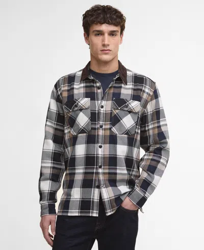 Barbour Grasmoor Plaid Heavyweight Cotton Twill Button-up Shirt In Multi
