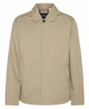Barbour Short Rokig Waterproof Jacket Washed Stone In Brown