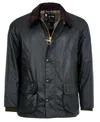 Barbour Corduroy Spread Collar Long Sleeve Coat For Men In Blue