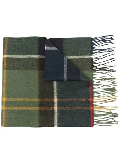 Barbour Men's Lambswool & Cashmere Scarf In Green