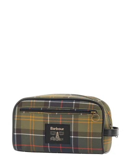 Barbour Men's Lightweight Polyester Accessory Bag In Green