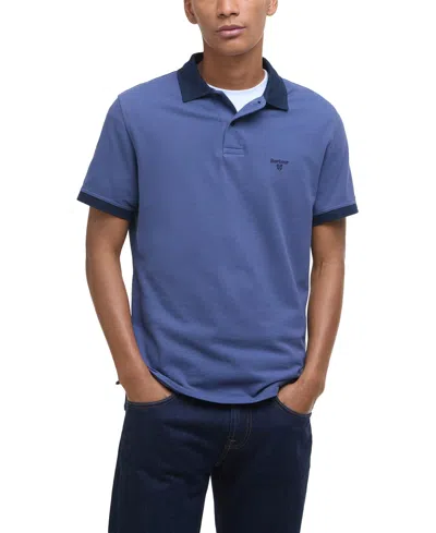 Barbour Lynmouth Mens Polo Shirt In Oceana