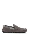 Barbour Monty Slipper In Dark Grey