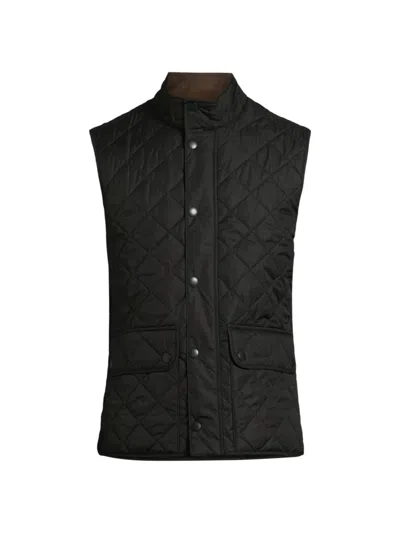 Barbour Men's New Lowerdale Quilted Vest In Black